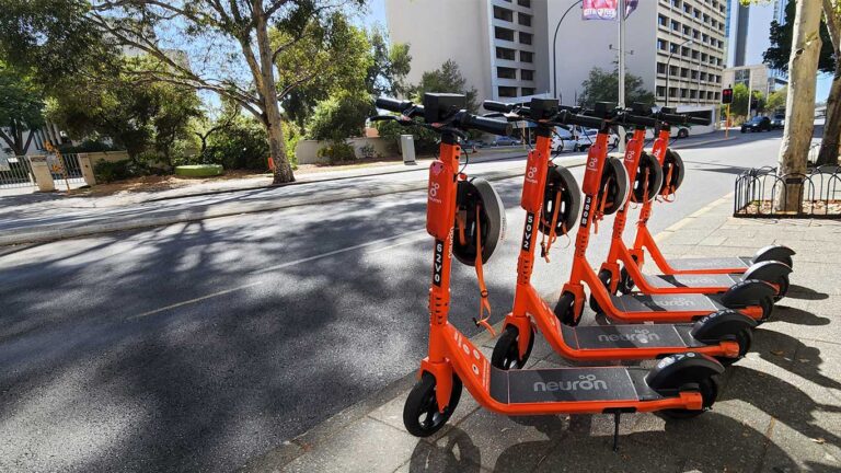 Experience Sustainable Mobility in Perth. Take an E-Scooter Ride!